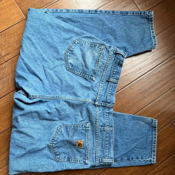 Carhartt Men's B17 DST Darkstone Relaxed Fit Jeans Heavyweight Denim 44x32 - Picture 5 of 13